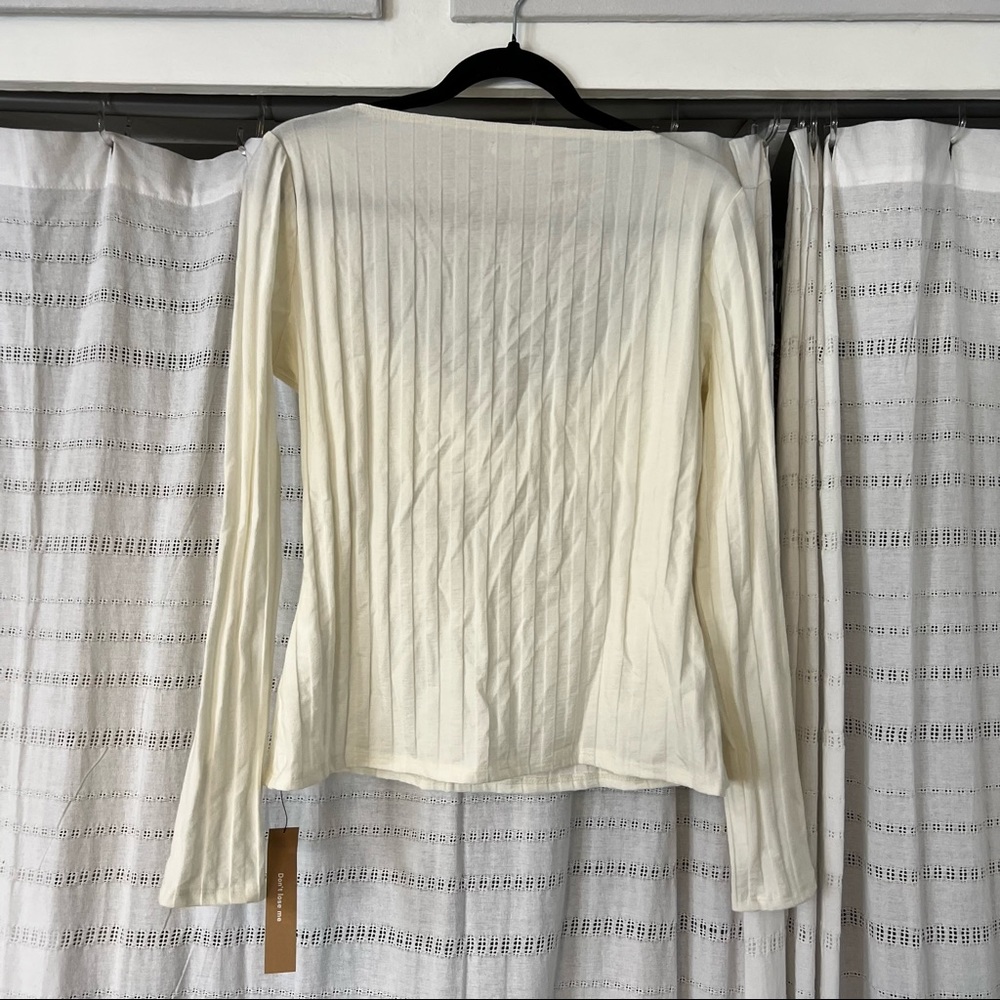 Reformation Ivory Delancey Top NWT - Picture 3 of 5
